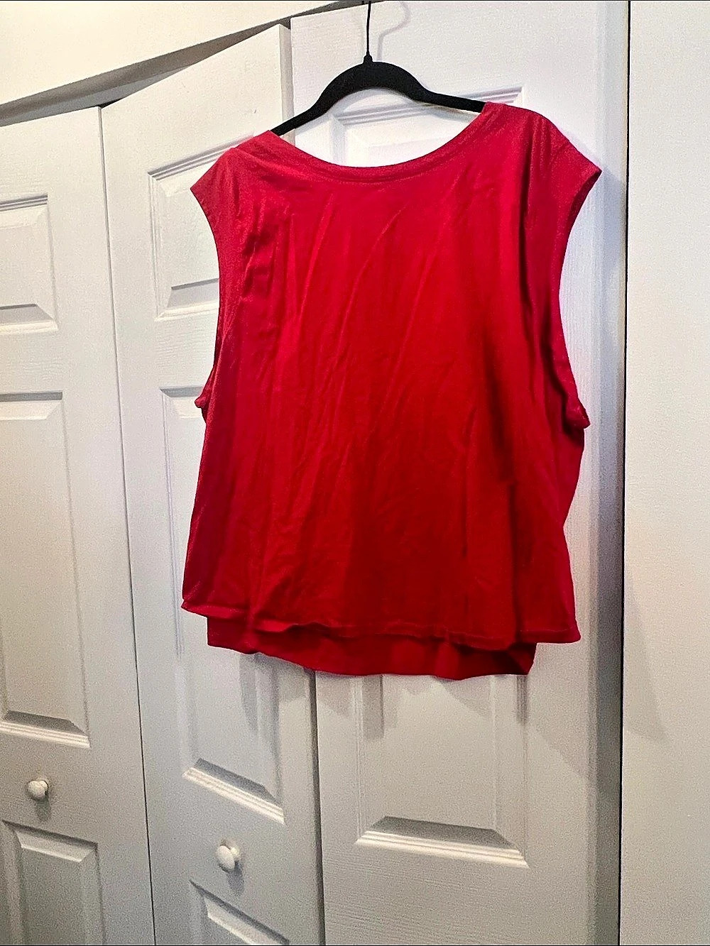 Talbots Red Pima Cotton Top Size 3X Like New